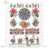 wycinanka, wycinanki, łowicka, łowickie, folklor, polski, polskie, Łowicz, Lowicz, Muzeum w Łowiczu, ludowa, ludowe, R853, Gwiozda, Helena Rześna, kodra, Marianna Jaska, Józefa Strycharska, Motywy wielkanocne, Maria Muras, Gwiazda ażurowa, Józefa Strychar